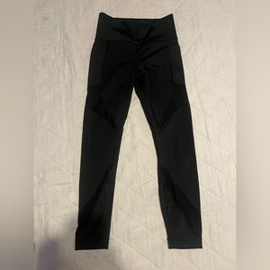 Black Leggings With Mesh